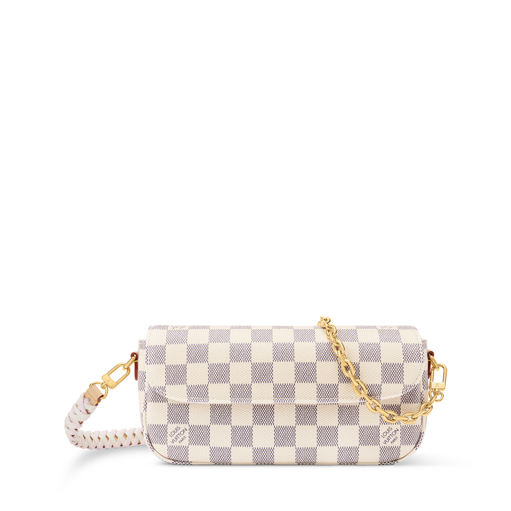 Wallet On Chain Ivy Damier Azur Canvas - Wallets and Small Leather